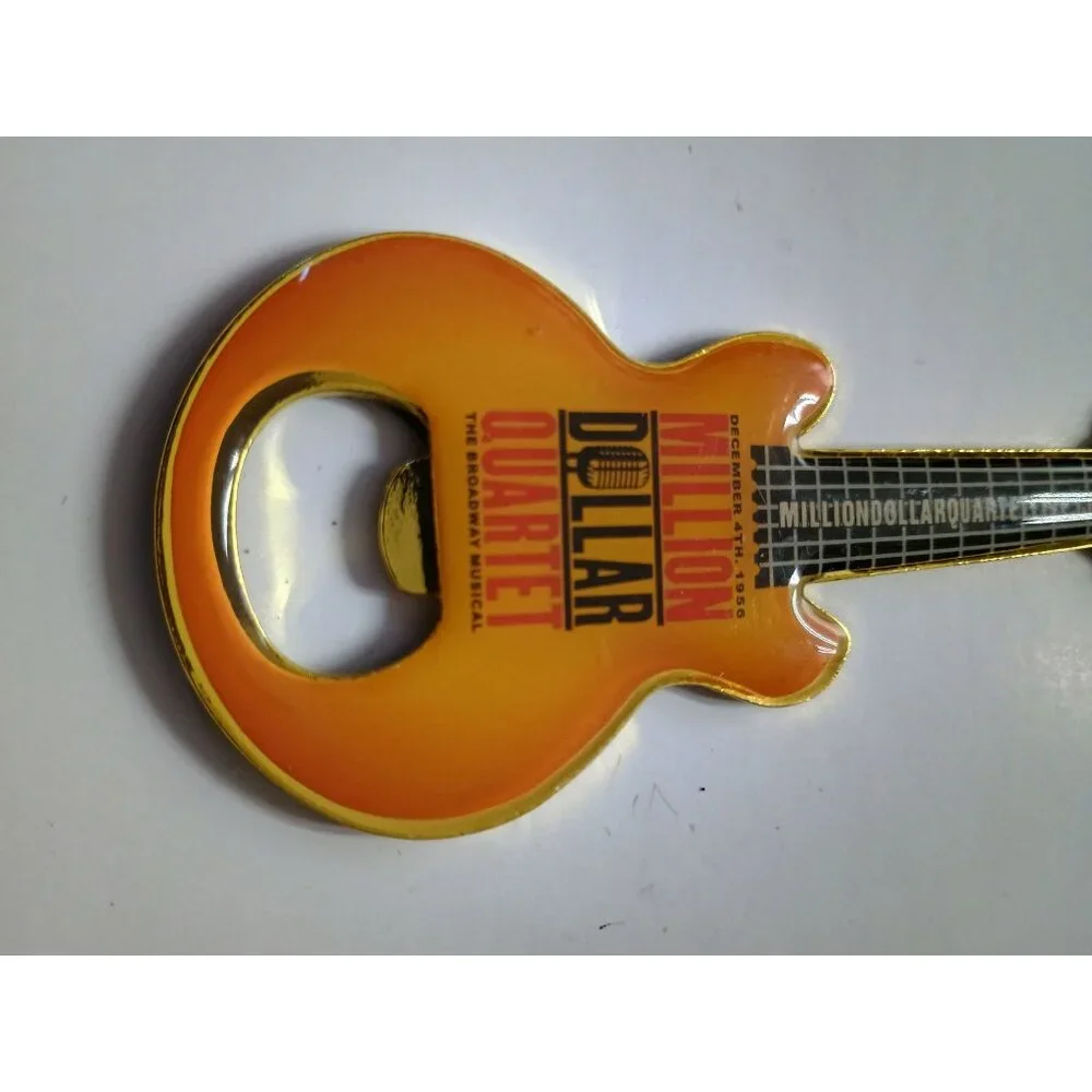 The Man‎ In Black Guitar-Shaped Million Dollar Quartet Bottle Opener